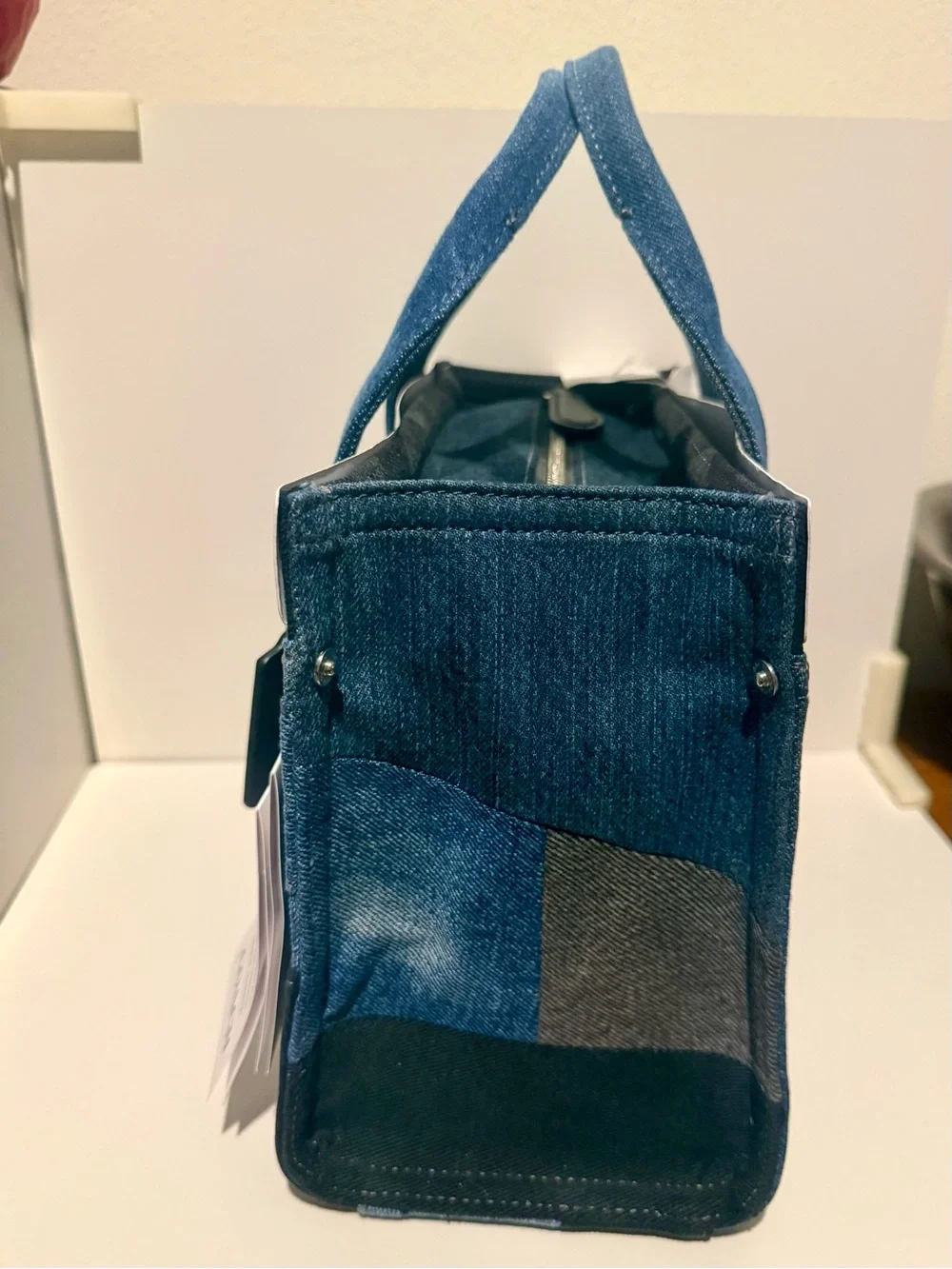 NEW Coach Denim Patchwork Cargo Tote 26 CAM63 | NWT